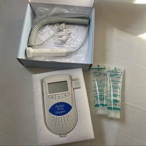 Pocket Fetal Doppler and Ultrasound Gel